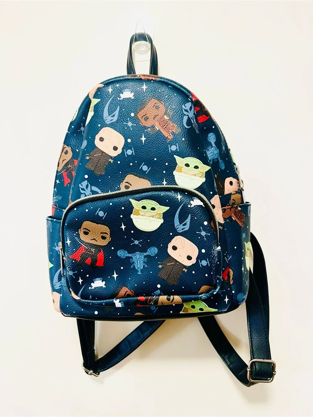 Star Wars Mini Backpack Grogu Darth Vader Character Print